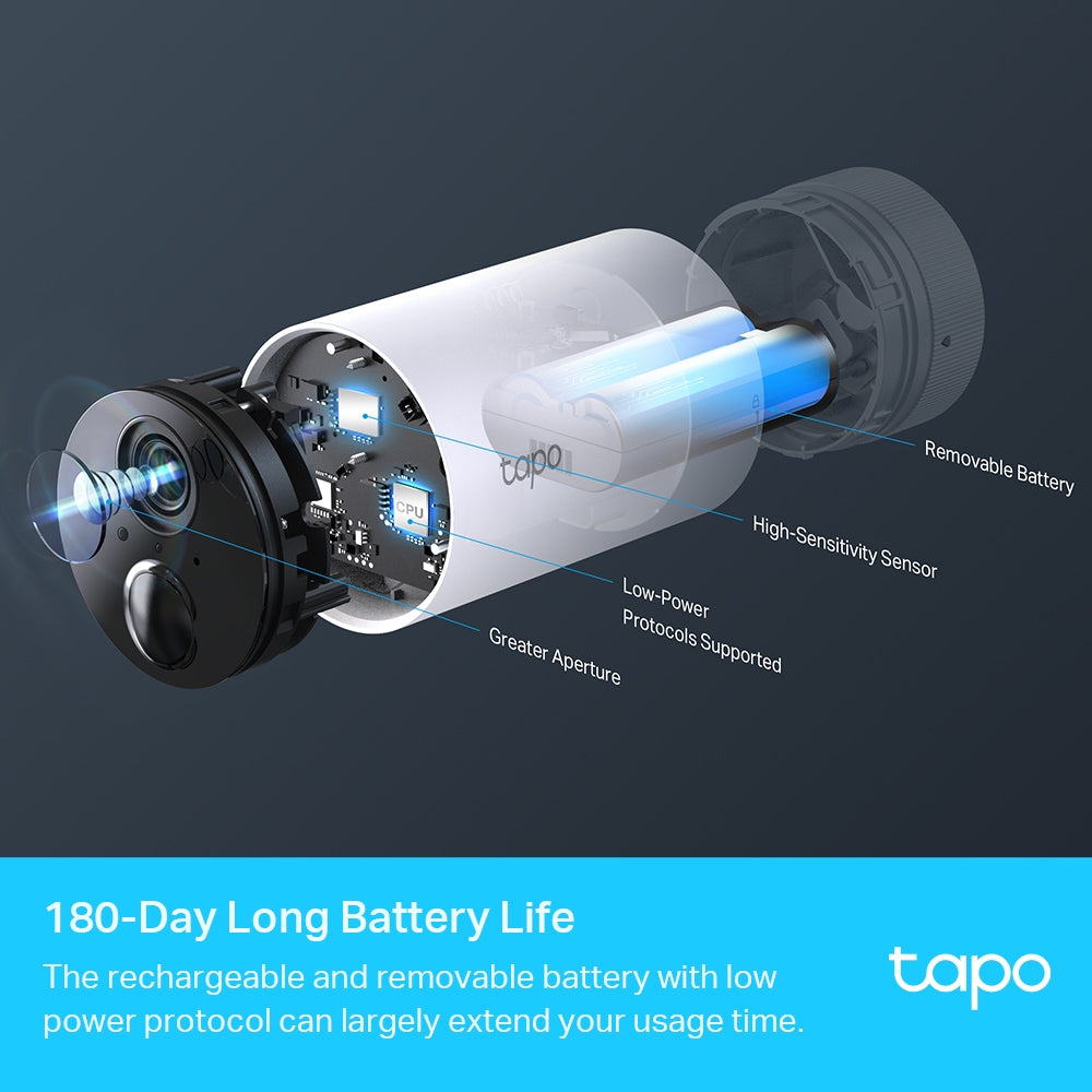 TP-Link Tapo Smart Wire-Free Security Camera System, 2-Camera System