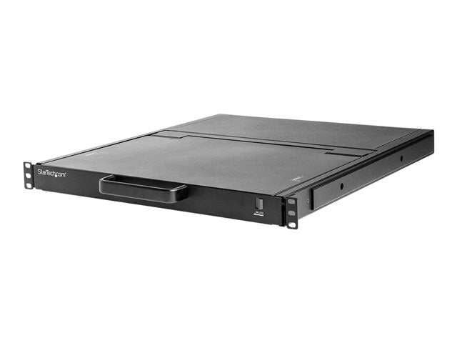 StarTech.com Rackmount KVM Console HD 1080p, Single Port VGA KVM with 17" LCD Monitor for Server Rack, Fully Featured 1U LCD KVM Drawer with Cables & Hardware, USB Support, 50,000 MTBF
