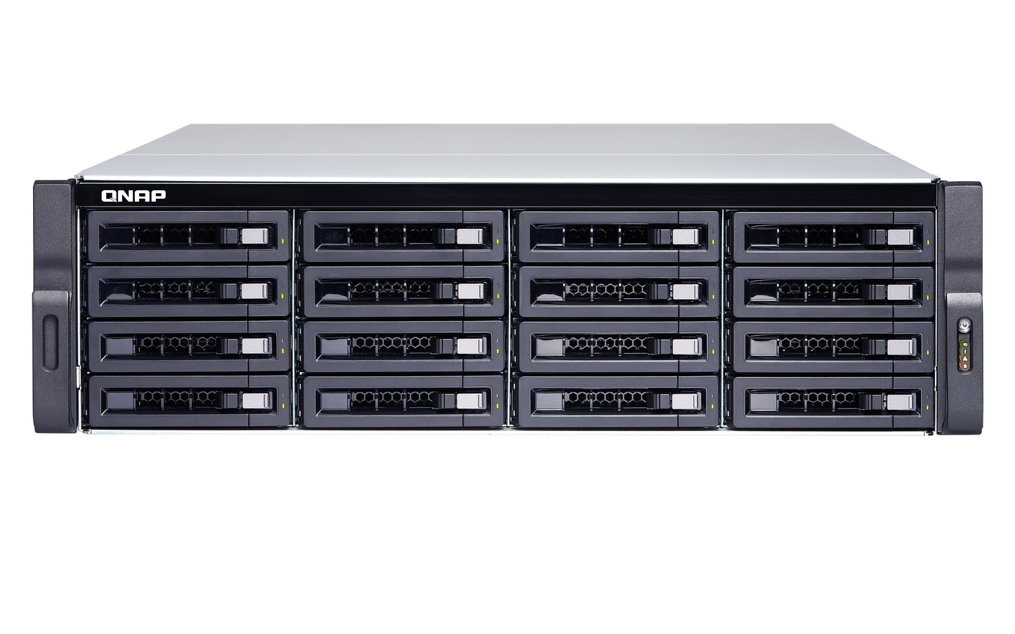 QNAP TDS-16489U R2 NAS Rack (3U) Intel® Xeon® E5 v4 E5-2620V4 64 GB DDR4 0 TB QNAP QES Black, Grey