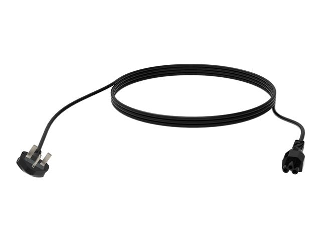 VISION Professional installation grade Cloverleaf to UK plug power cable - LIFETIME WARRANTY