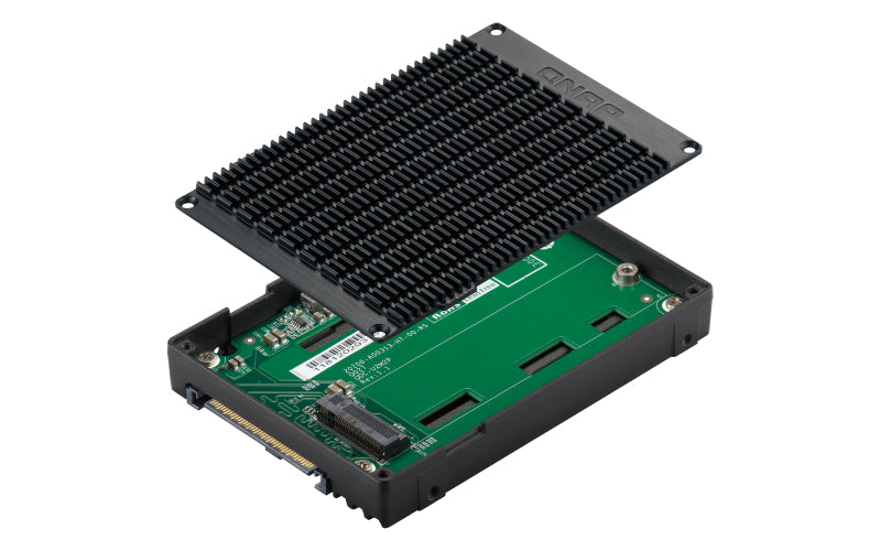 QNAP QDA-UMP storage drive enclosure SSD enclosure Black U.2