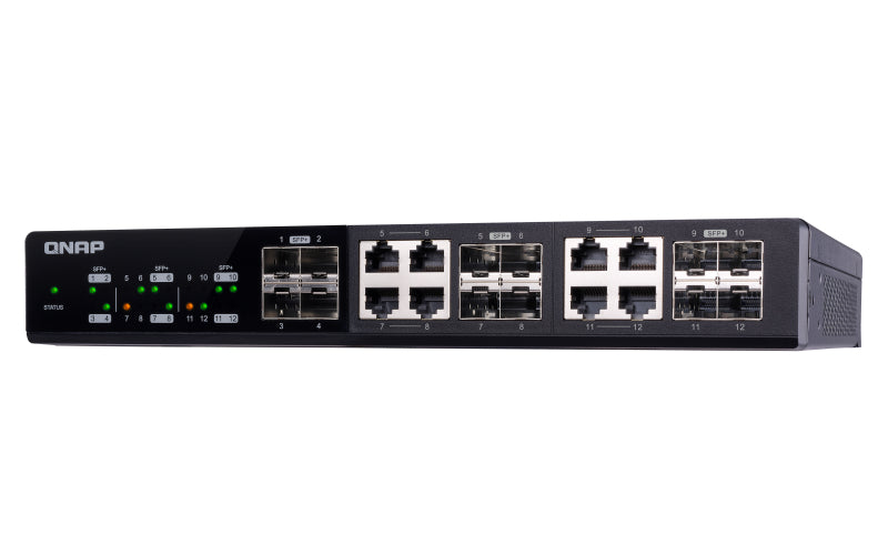 QNAP QSW-M1208-8C network switch Managed L2 Black