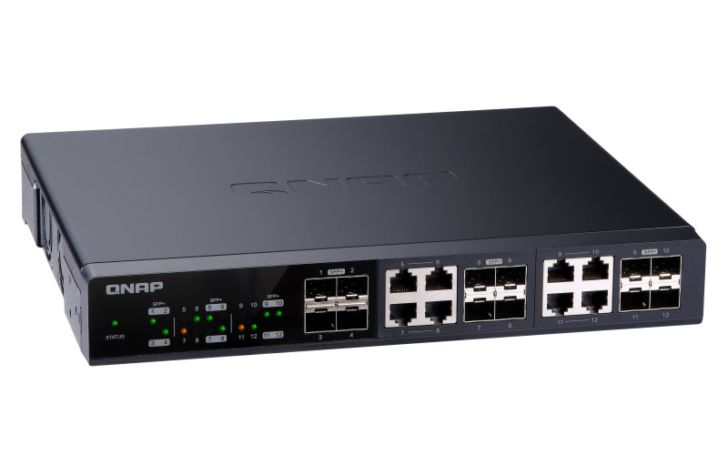 QNAP QSW-M1208-8C network switch Managed L2 Black