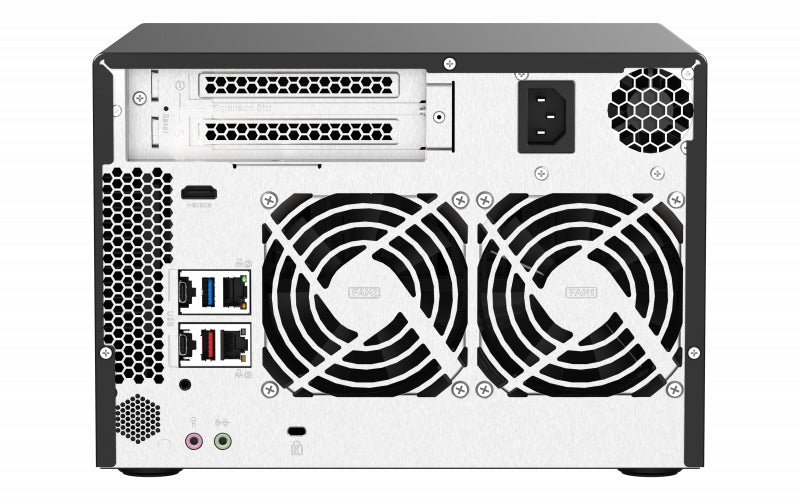 QNAP QVP-63A NAS/storage server Tower Intel® Core™ i3 i3-8100T 16 GB DDR4 0 TB QVR Pro OS (QVP) Black