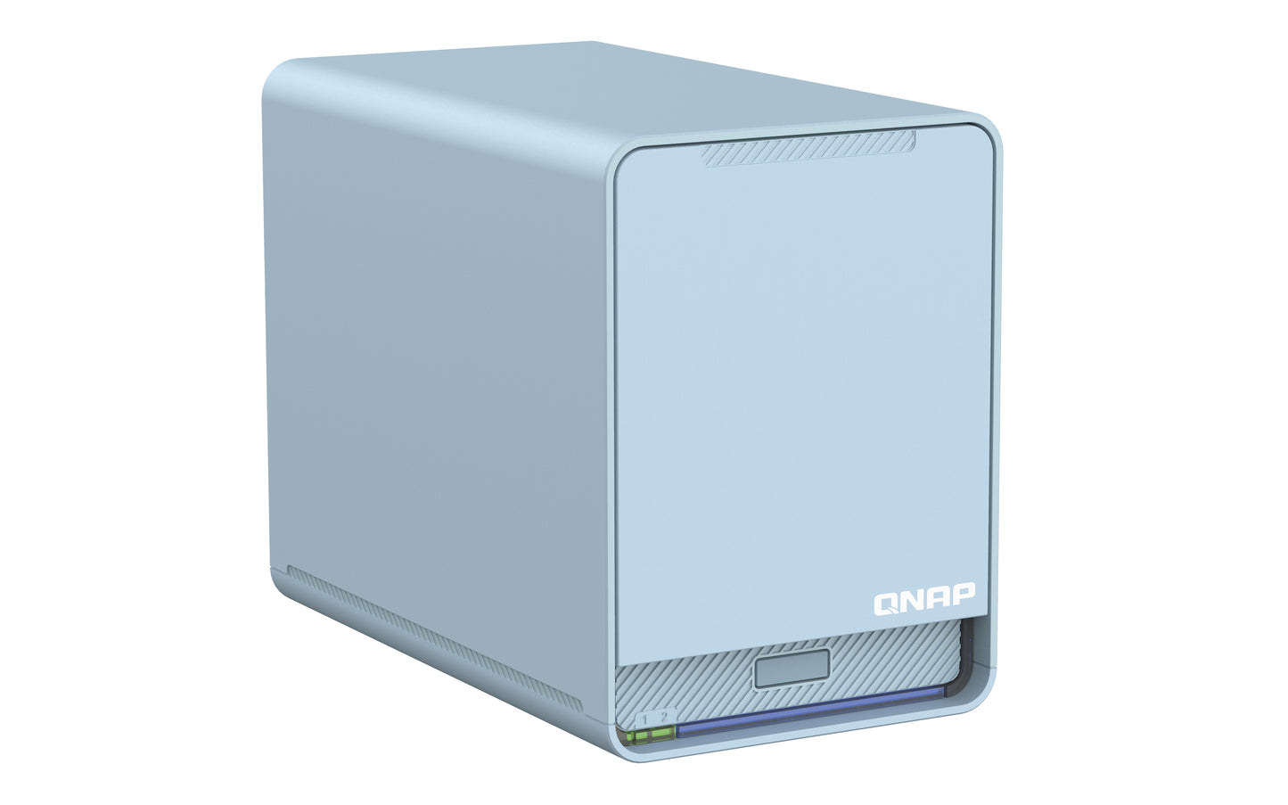 QNAP QMiroPlus-201W NAS Desktop Intel® Celeron® J4125 4 GB DDR4 0 TB QNAP Turbo System Blue