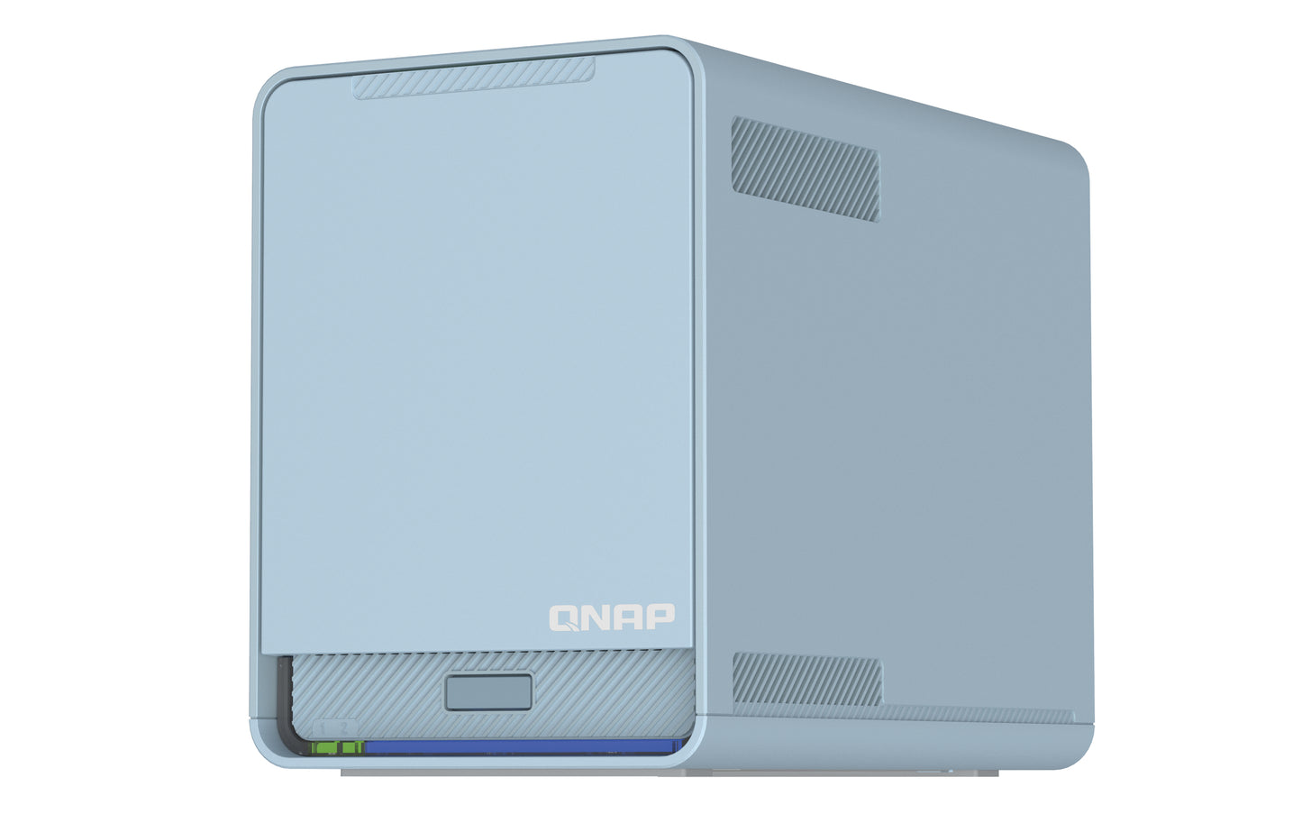 QNAP QMiroPlus-201W NAS Desktop Intel® Celeron® J4125 4 GB DDR4 0 TB QNAP Turbo System Blue