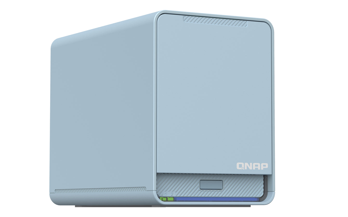 QNAP QMiroPlus-201W NAS Desktop Intel® Celeron® J4125 4 GB DDR4 0 TB QNAP Turbo System Blue
