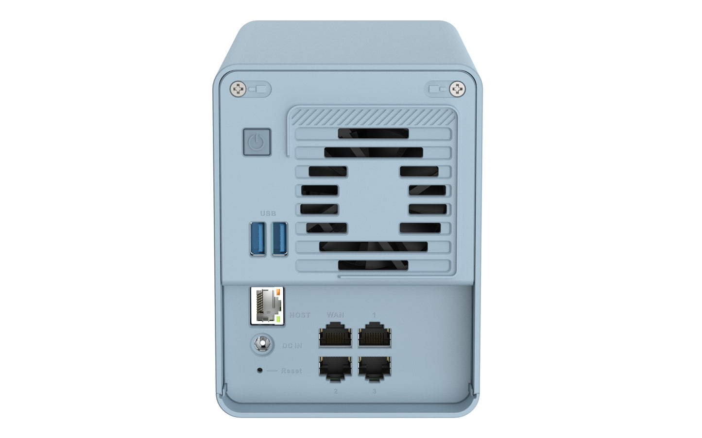 QNAP QMiroPlus-201W NAS Desktop Intel® Celeron® J4125 4 GB DDR4 0 TB QNAP Turbo System Blue