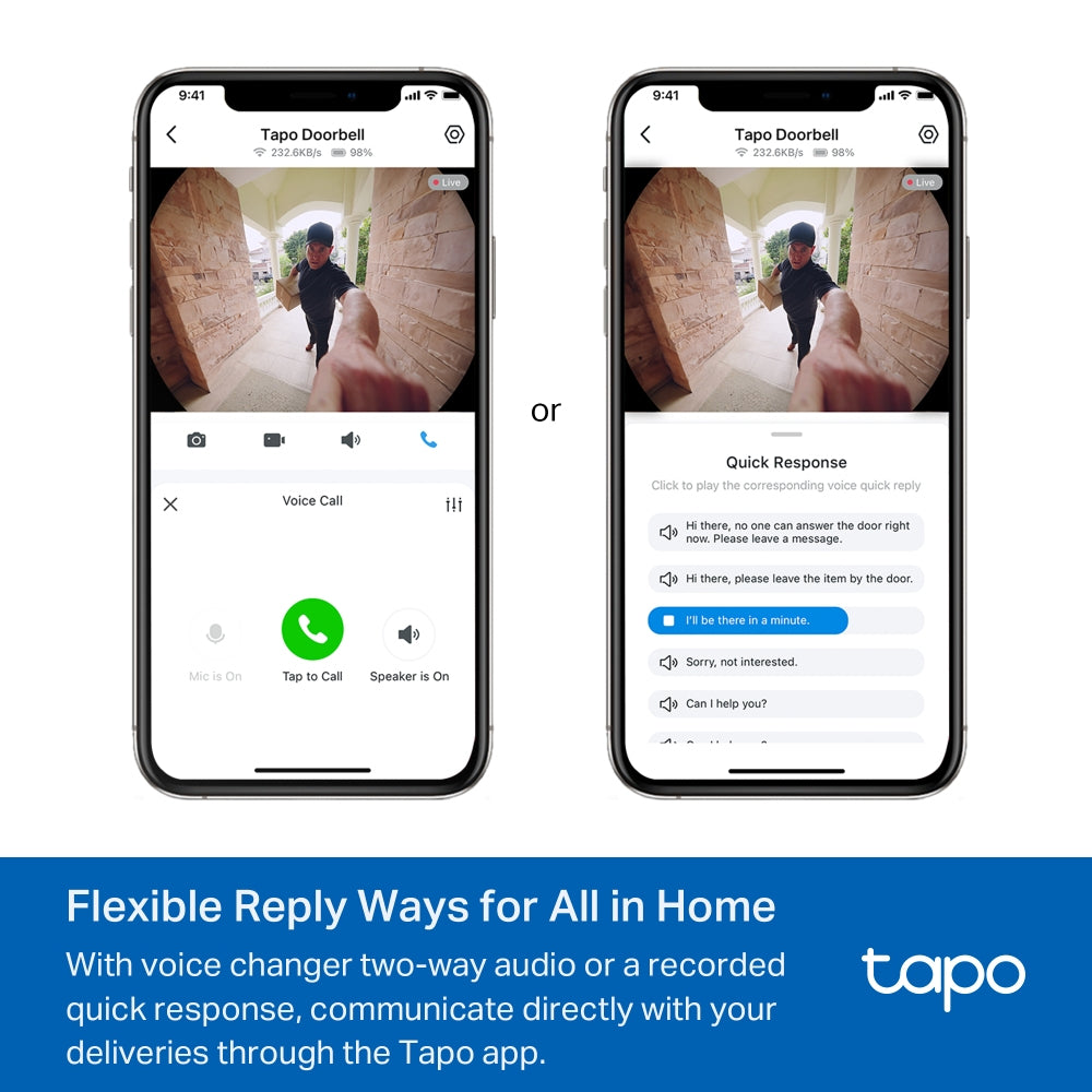 TP-Link Tapo Smart Battery Video Doorbell
