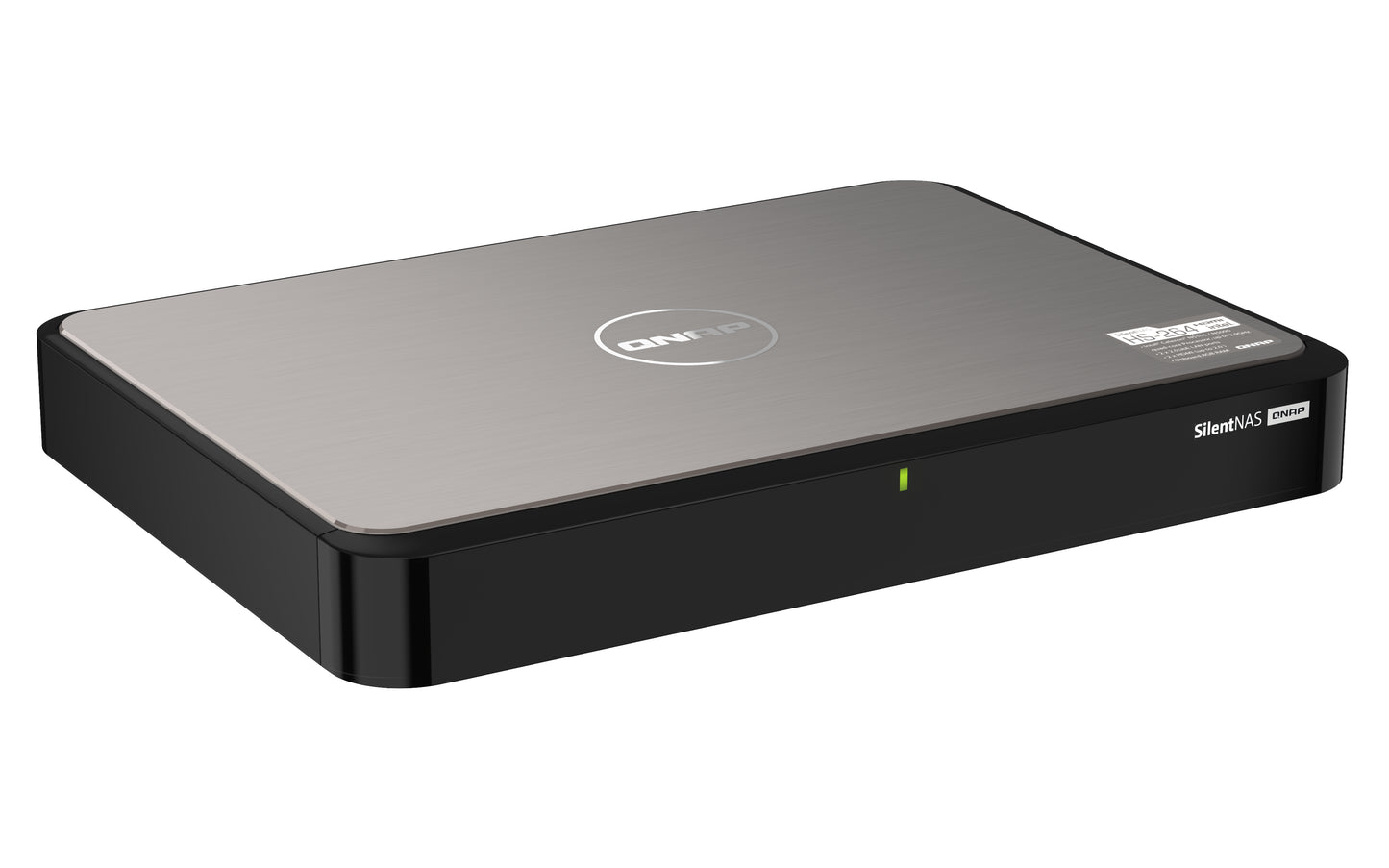 QNAP HS-264 NAS Desktop Intel® Celeron® N5105 8 GB 20 TB HDD QNAP Turbo System Black