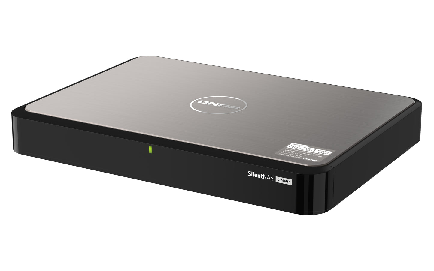 QNAP HS-264 NAS Desktop Intel® Celeron® N5105 8 GB 8 TB HDD QNAP Turbo System Black
