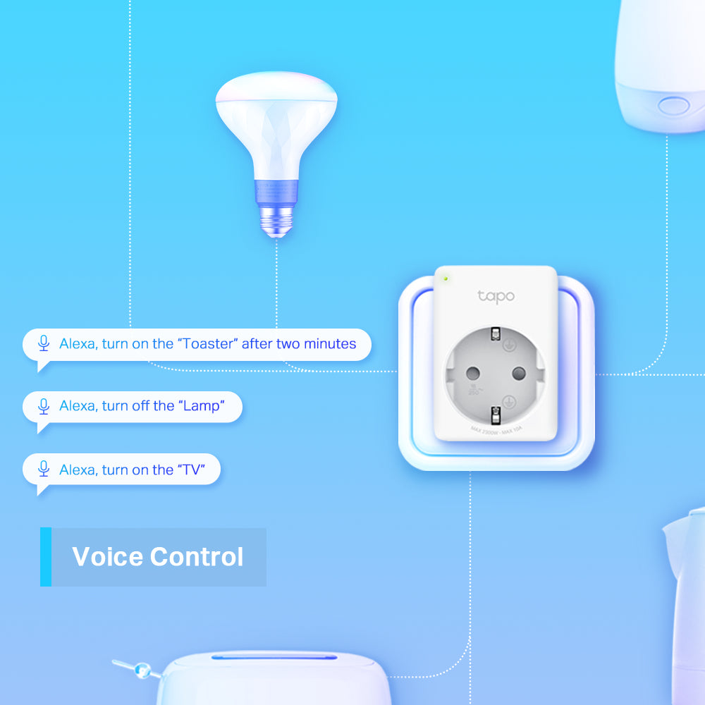TP-Link Tapo P100 (4-pack) smart plug 2300 W White