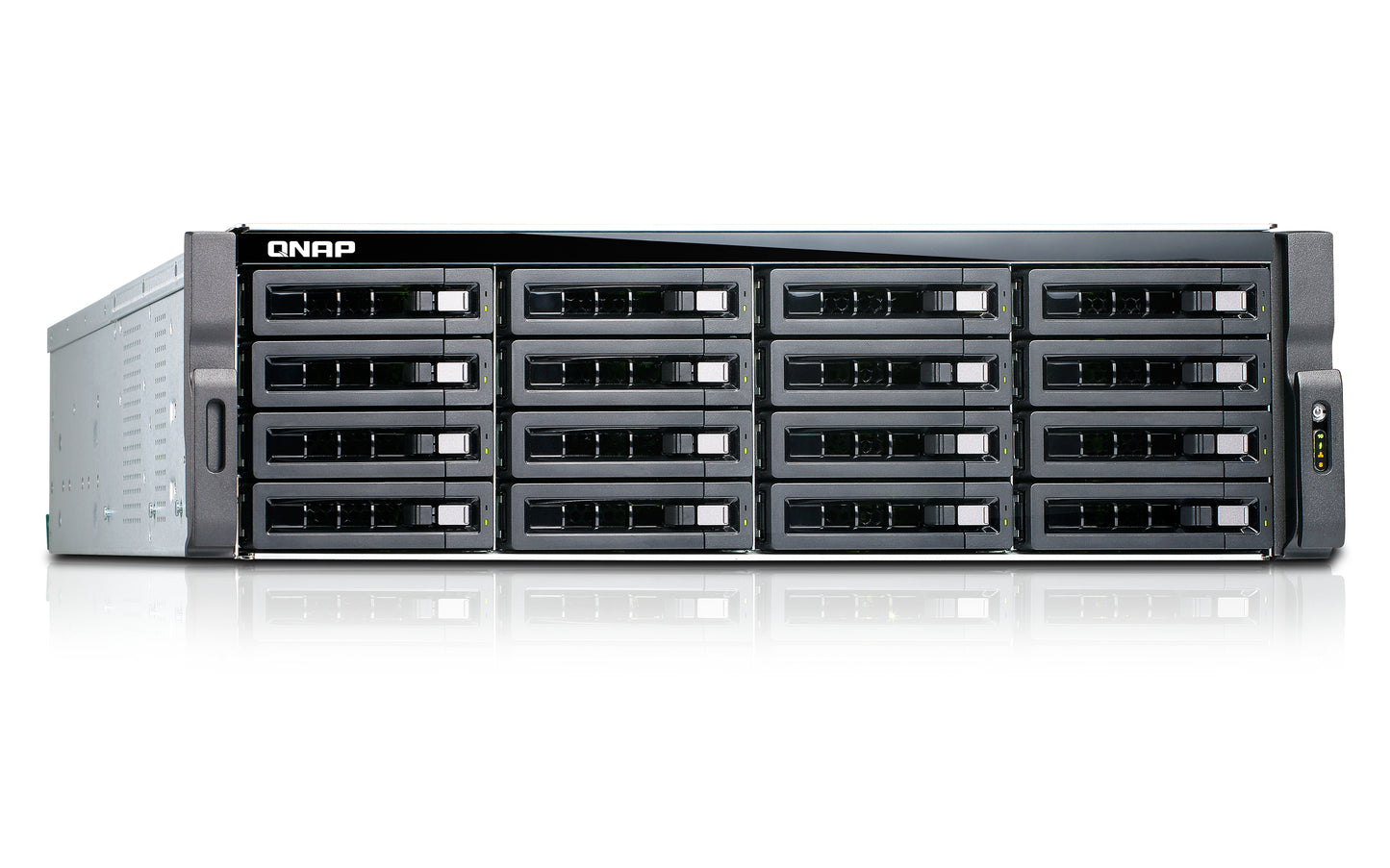 QNAP TDS-16489U R2 NAS Rack (3U) Intel® Xeon® E5 v4 E5-2620V4 64 GB DDR4 0 TB QNAP QES Black, Grey