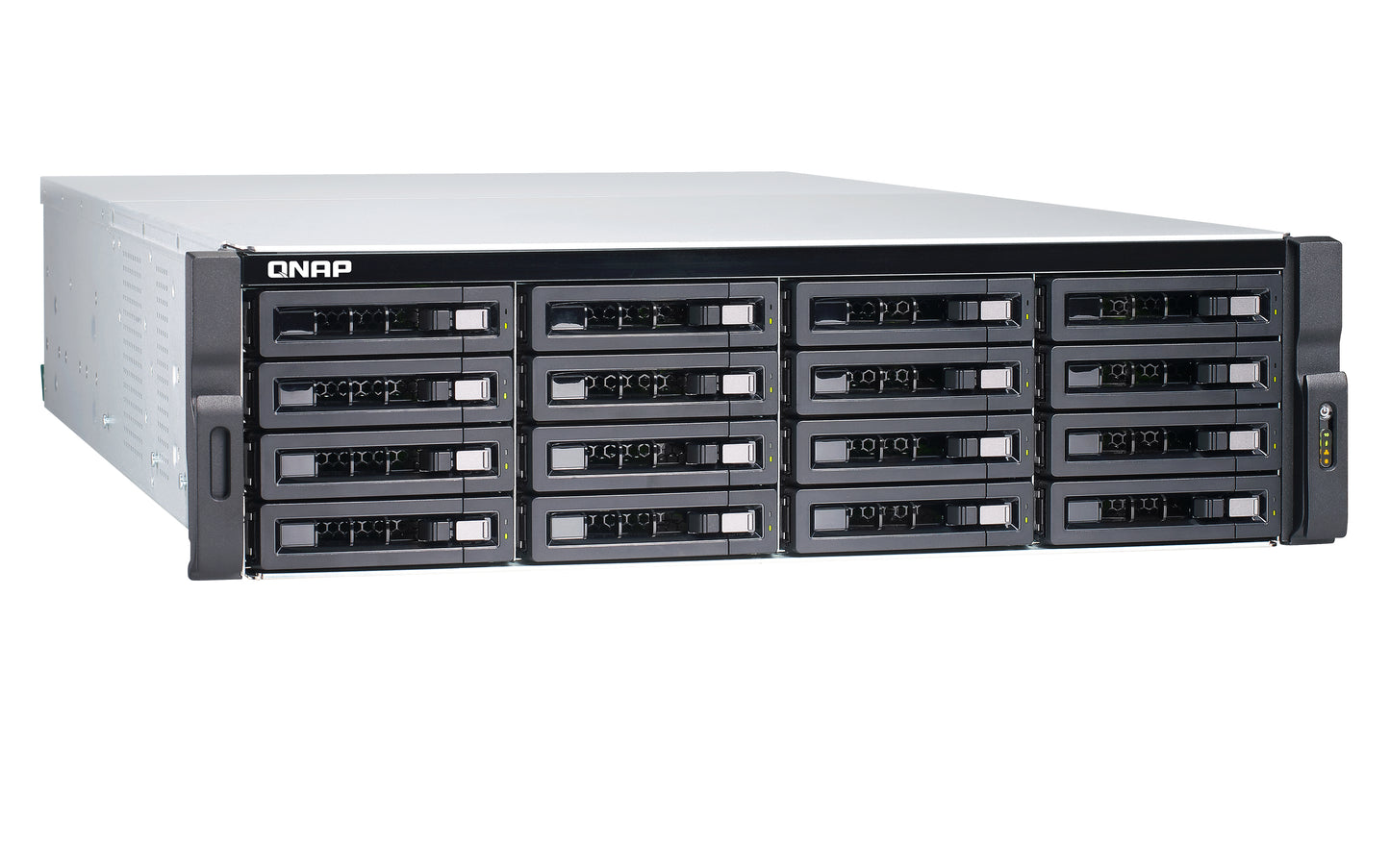 QNAP TDS-16489U R2 NAS Rack (3U) Intel® Xeon® E5 v4 E5-2620V4 64 GB DDR4 0 TB QNAP QES Black, Grey