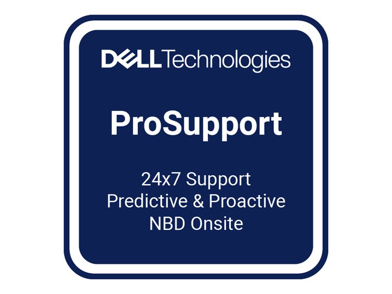 Dell Upgrade from 1Y Basic Onsite to 3Y ProSupport - extended service agreement - 3 years - on-site