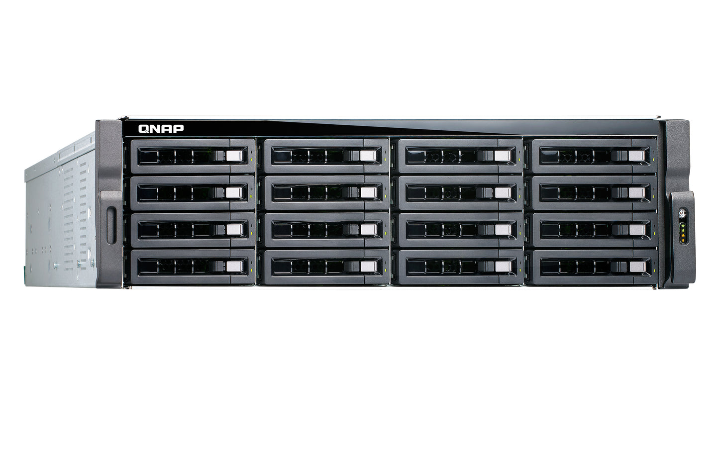 QNAP TDS-16489U R2 NAS Rack (3U) Intel® Xeon® E5 v4 E5-2620V4 64 GB DDR4 0 TB QNAP QES Black, Grey