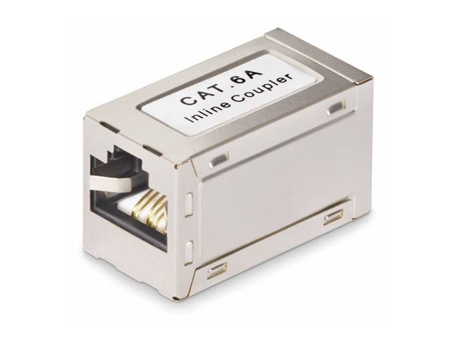 StarTech.com Shielded RJ45 Coupler, Inline Cat6a Coupler, F/F