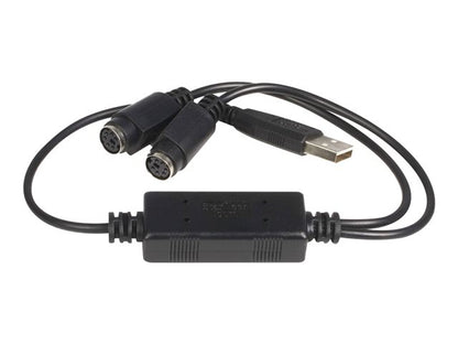 StarTech.com USB to PS/2 Adapter for Keyboard and Mouse