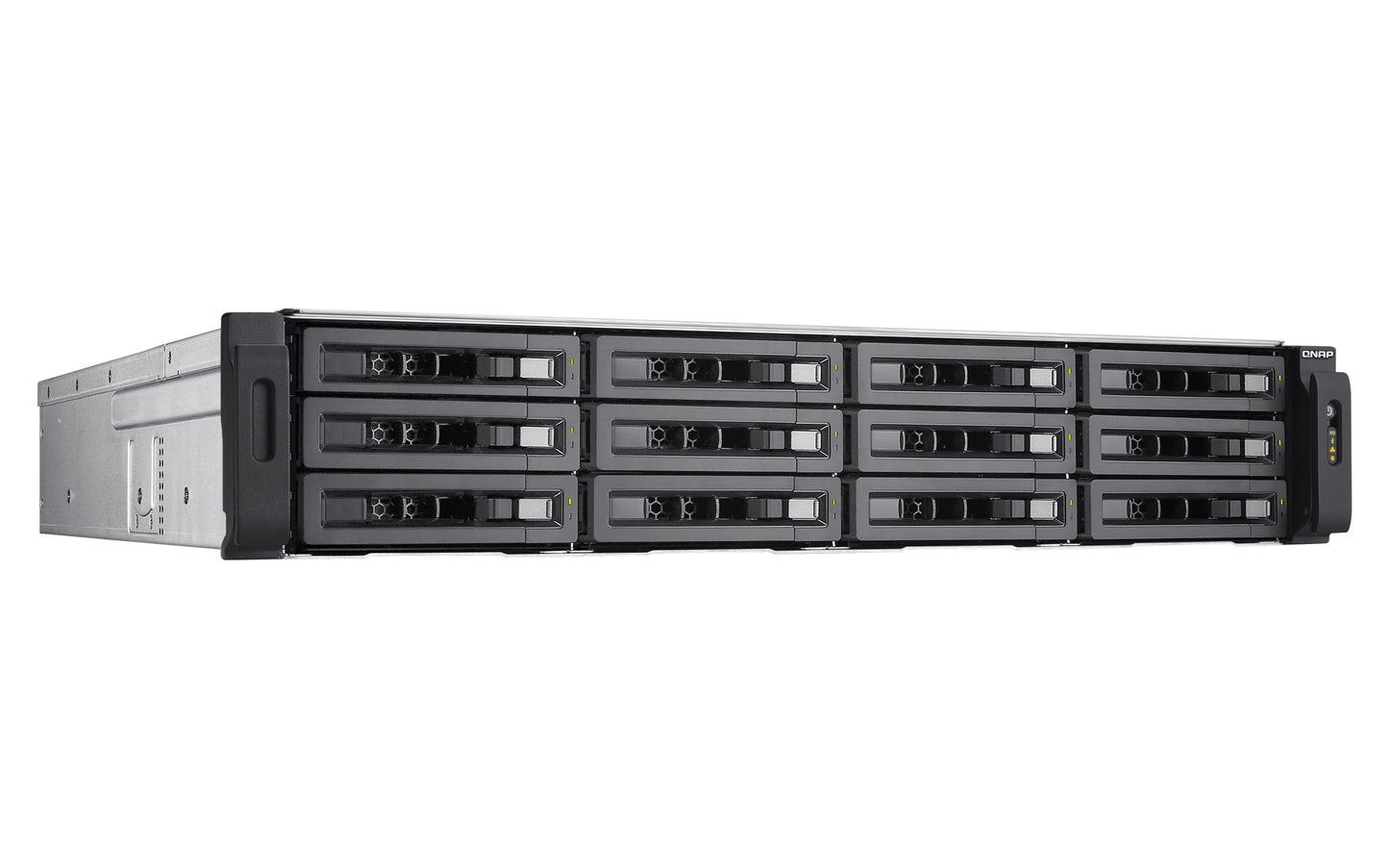 QNAP TES-1885U NAS Rack (2U) Intel® Xeon® D D-1531 32 GB DDR4 0 TB QNAP Enterprise System Black