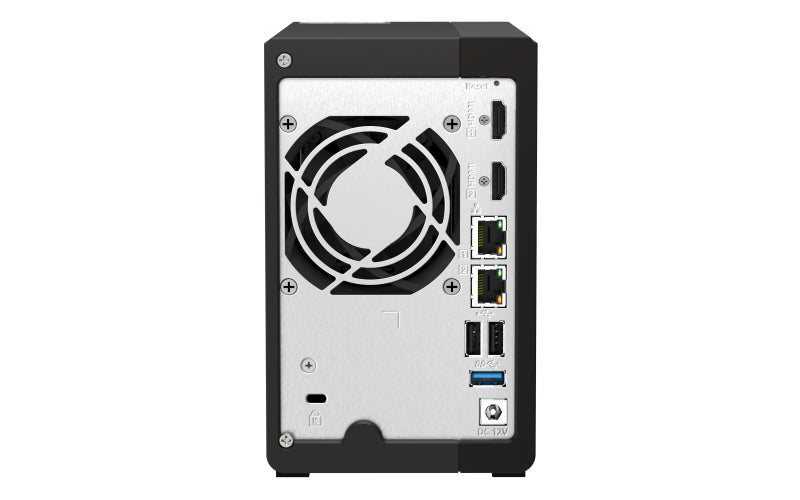 QNAP TS-253E NAS Tower Intel® Celeron® J6412 8 GB 20 TB HDD QNAP QTS Black