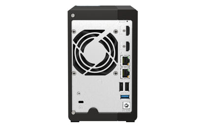 QNAP TS-253E NAS Tower Intel® Celeron® J6412 8 GB 20 TB HDD QNAP QTS Black