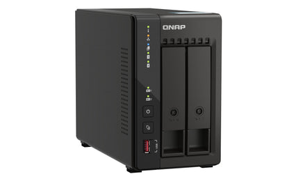 QNAP TS-253E NAS Tower Intel® Celeron® J6412 8 GB 20 TB HDD QNAP QTS Black