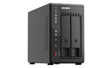 QNAP TS-253E NAS Tower Intel® Celeron® J6412 8 GB 8 TB HDD QNAP QTS Black