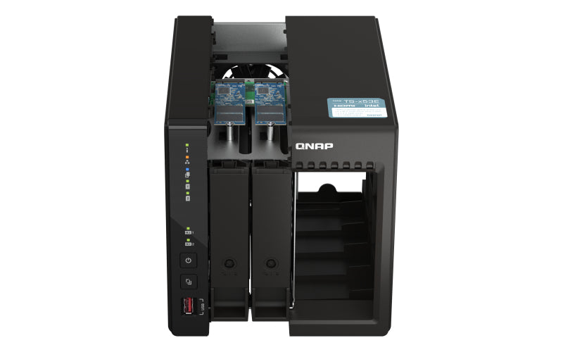 QNAP TS-253E NAS Tower Intel® Celeron® J6412 8 GB 20 TB HDD QNAP QTS Black