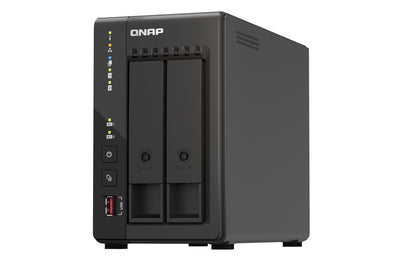 QNAP TS-253E NAS Tower Intel® Celeron® J6412 8 GB 8 TB HDD QNAP QTS Black