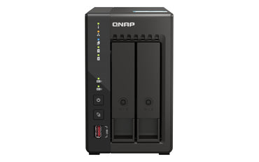 QNAP TS-253E NAS Tower Intel® Celeron® J6412 8 GB 20 TB HDD QNAP QTS Black