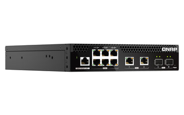 QNAP QSW-M2106R-2S2T network switch Managed L2 10G Ethernet (100/1000/10000) 1U Black