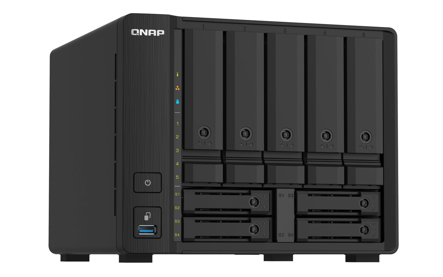 QNAP TS-932PX-4G NAS Tower Annapurna Labs Alpine AL-324 4 GB DDR4 40 TB HDD QNAP Turbo System Black