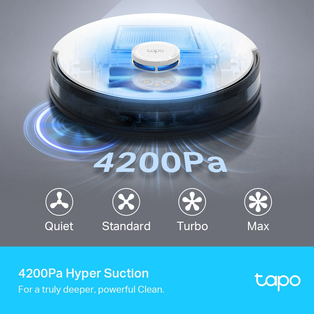 TP-Link Tapo RV30 Plus 4.4 L Bagless Black, Grey, White