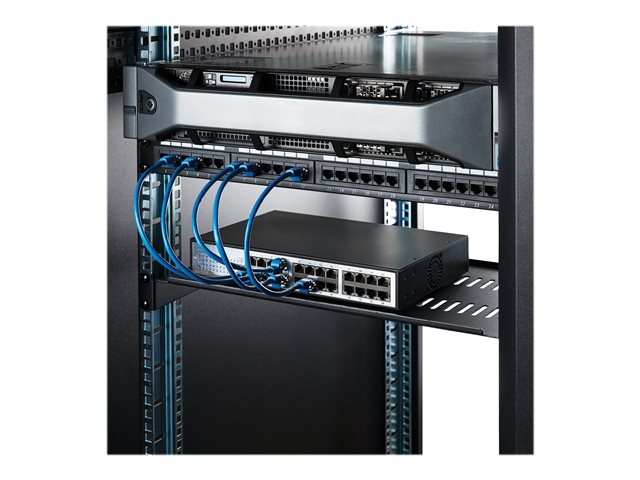 1U cantilever rack shelf