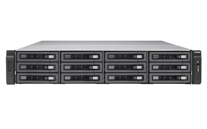QNAP TES-1885U NAS Rack (2U) Intel® Xeon® D D-1531 32 GB DDR4 0 TB QNAP Enterprise System Black