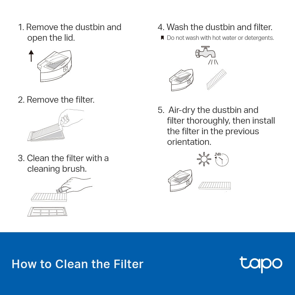 TP-Link Tapo Robot Vacuum Replacement Kit