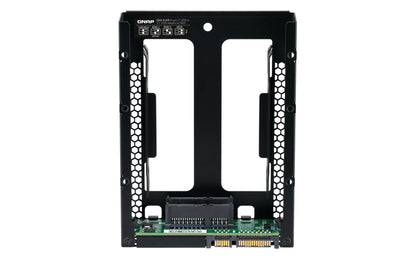 QNAP QDA-A2AR storage drive enclosure HDD/SSD enclosure Black 2.5"