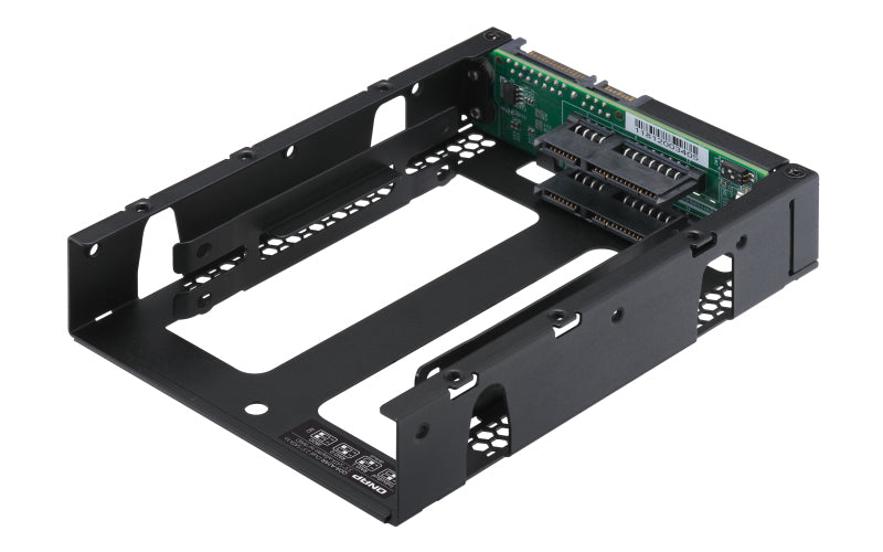 QNAP QDA-A2AR storage drive enclosure HDD/SSD enclosure Black 2.5"