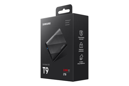 Samsung MU-PG2T0B 2 TB USB Type-C 3.2 Gen 2 (3.1 Gen 2) Black