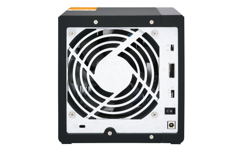QNAP TL-D400S HDD/SSD enclosure Black 2.5/3.5"