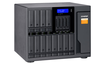 QNAP TL-D1600S HDD/SSD enclosure Black, Grey 2.5/3.5"