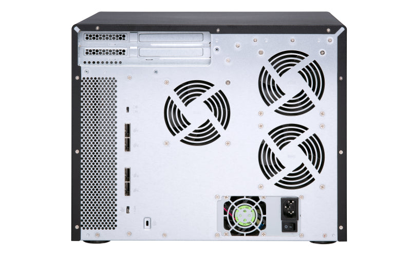 QNAP TL-D1600S HDD/SSD enclosure Black, Grey 2.5/3.5"