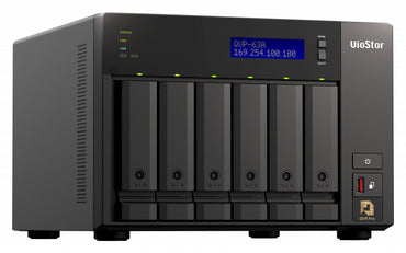 QNAP QVP-63A NAS/storage server Tower Intel® Core™ i3 i3-8100T 16 GB DDR4 0 TB QVR Pro OS (QVP) Black