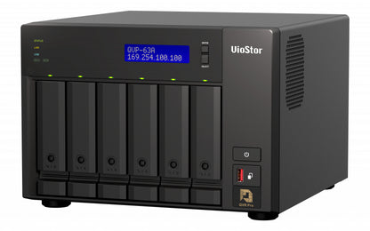 QNAP QVP-63A NAS/storage server Tower Intel® Core™ i3 i3-8100T 16 GB DDR4 0 TB QVR Pro OS (QVP) Black