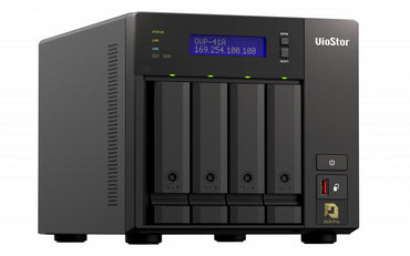 QNAP QVP-41A NAS/storage server Tower Intel® Pentium® G5400T 8 GB DDR4 0 TB QVR Pro OS (QVP) Black