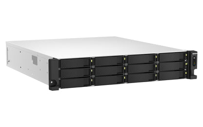 QNAP TS-H1887XU-RP NAS Rack (2U) Intel Xeon E E-2336 32 GB DDR4 0 TB QuTS hero Black, White