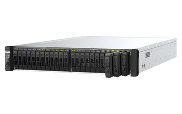 QNAP TDS-h2489FU Storage server Rack (2U) Intel Xeon Silver 4309Y 64 GB DDR4 0 TB QuTS hero Black, Silver