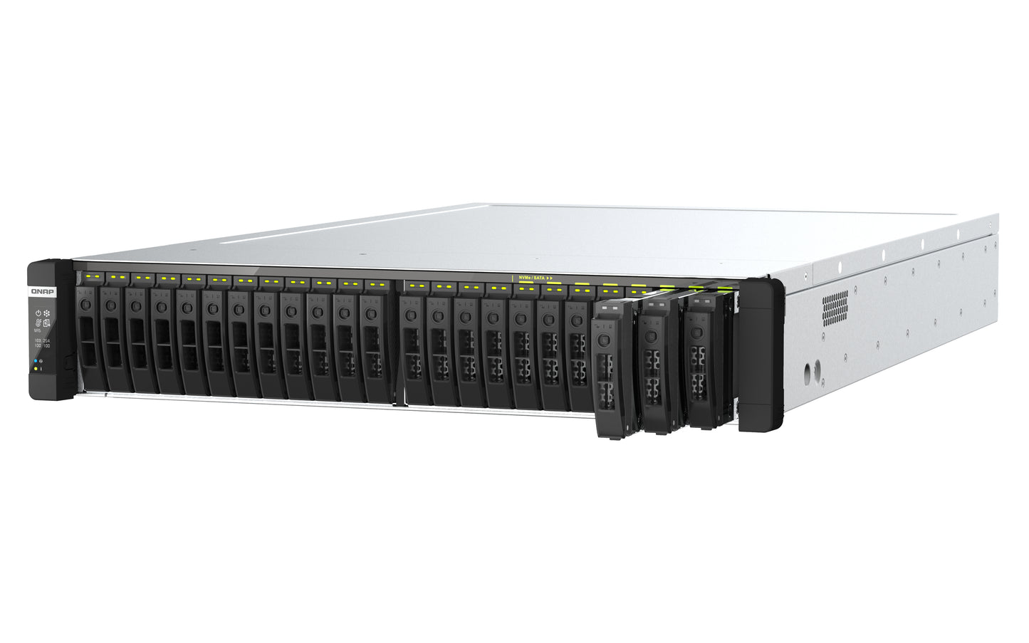 QNAP TDS-h2489FU NAS Rack (2U) Intel Xeon Silver 4314 256 GB DDR4 0 TB QuTS hero Black, Silver