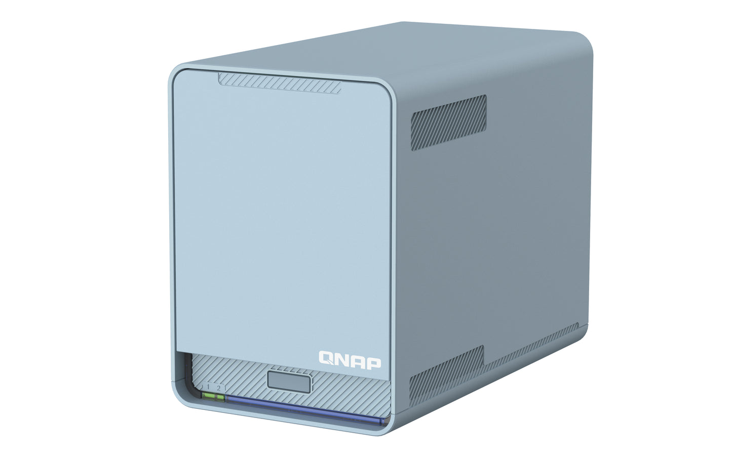 QNAP QMiroPlus-201W NAS Desktop Intel® Celeron® J4125 4 GB DDR4 0 TB QNAP Turbo System Blue