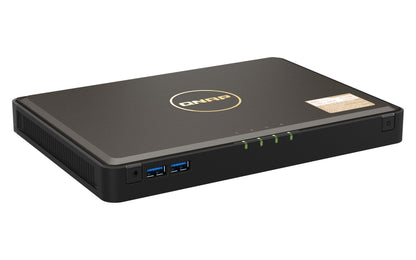QNAP TBS-464 NAS Desktop Intel® Celeron® N5105 8 GB DDR4 0 TB QNAP Turbo System Black